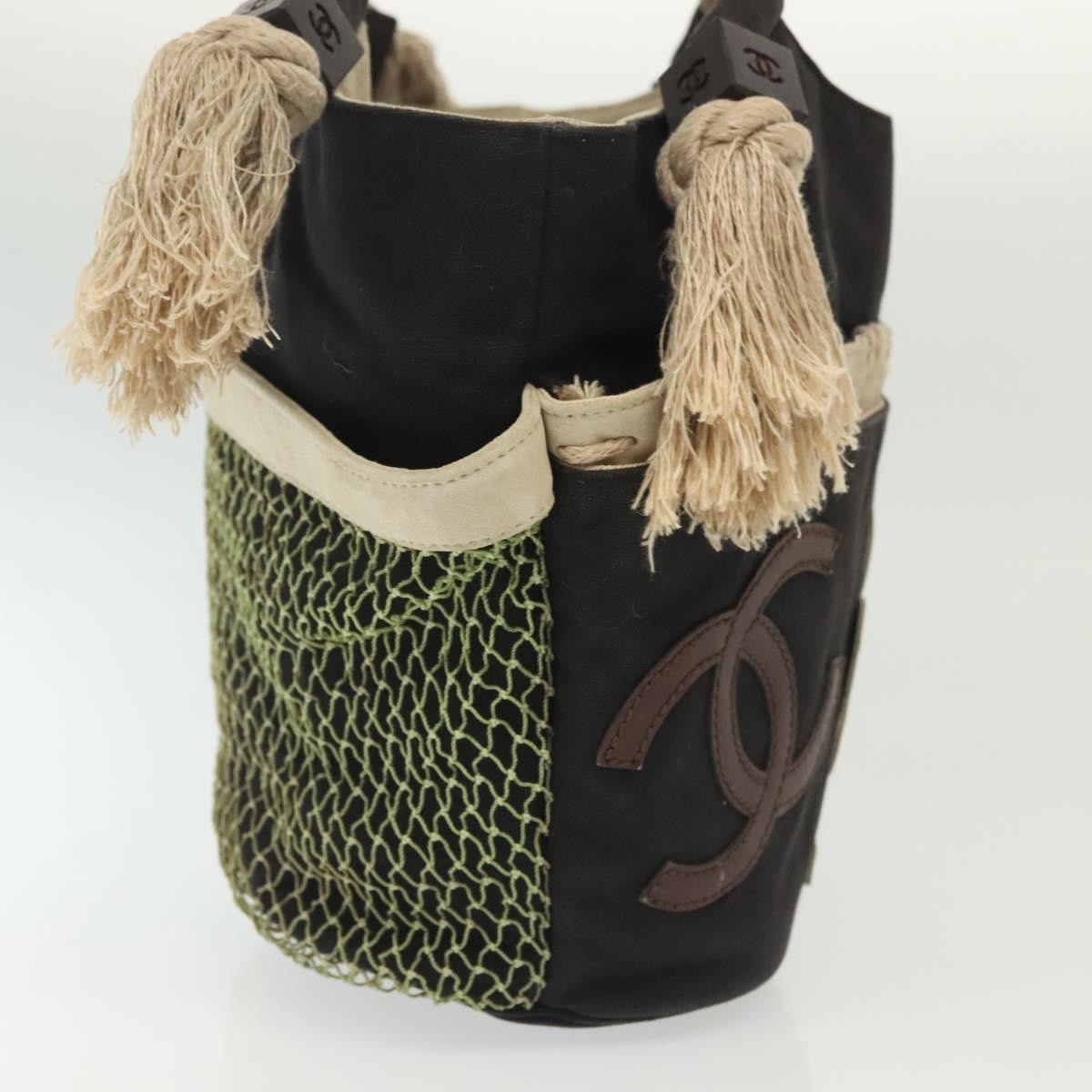 Chanel Camellia Flower Tote Canvas, BLACK, CANVAS, Tote bag