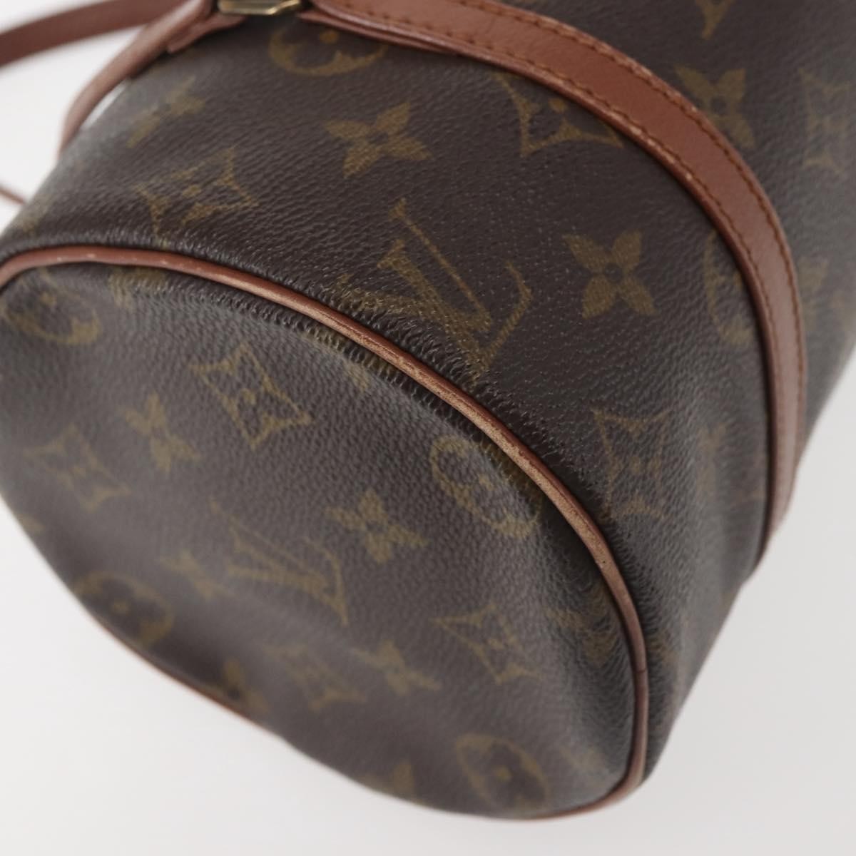 Louis Vuitton Papillon Handbag Monogram Canvas, BROWN, CANVAS, Handbag