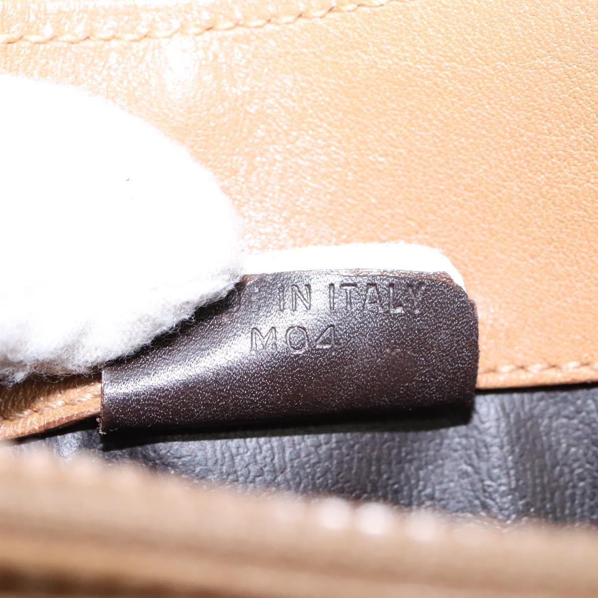 Celine Vintage Macadam Shoulder Bag Canvas, BEIGE, CANVAS, Shoulder bag