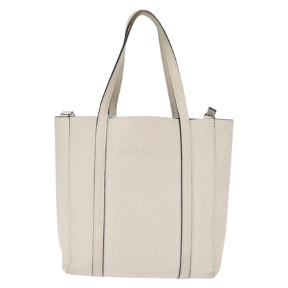 Balenciaga Everyday Tote Leather, WHITE, LEATHER, Tote bag