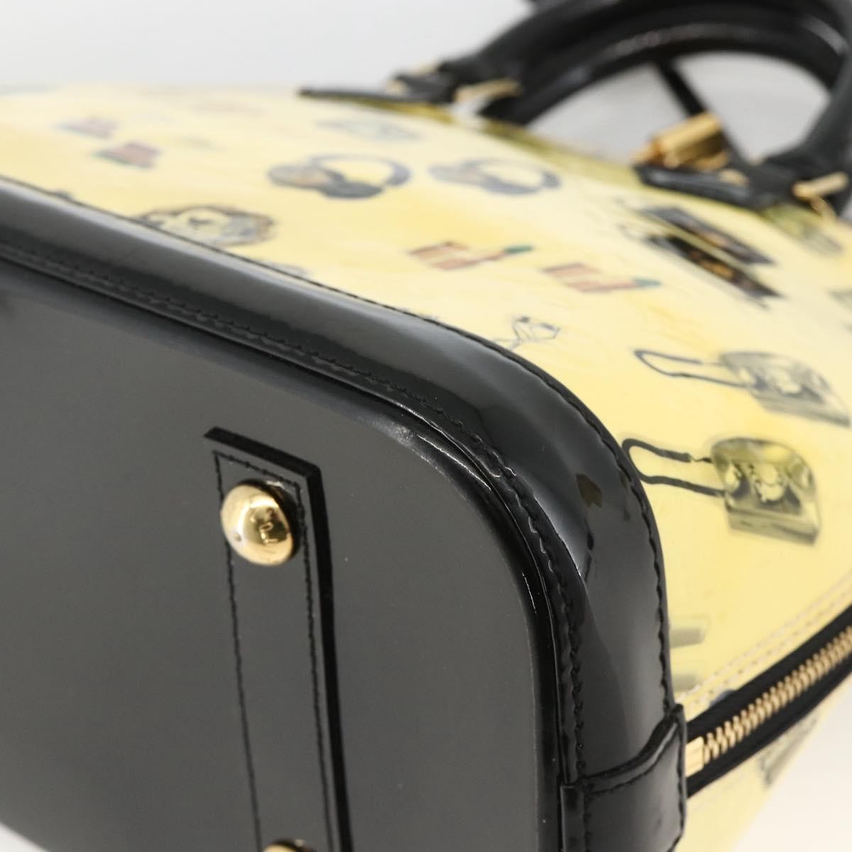 Louis Vuitton Alma Handbag Limited Edition Stickers Monogram Vernis, MULTICOLOUR, PATENT_LEATHER, Handbag