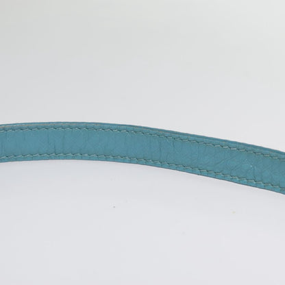 Salvatore Ferragamo Vara Bow Chain Tote Leather, BLUE, LEATHER, Tote bag