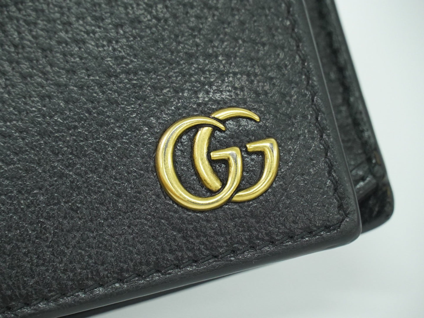 Gucci GG Marmont Wallet Leather, BLACK, LEATHER, Wallets