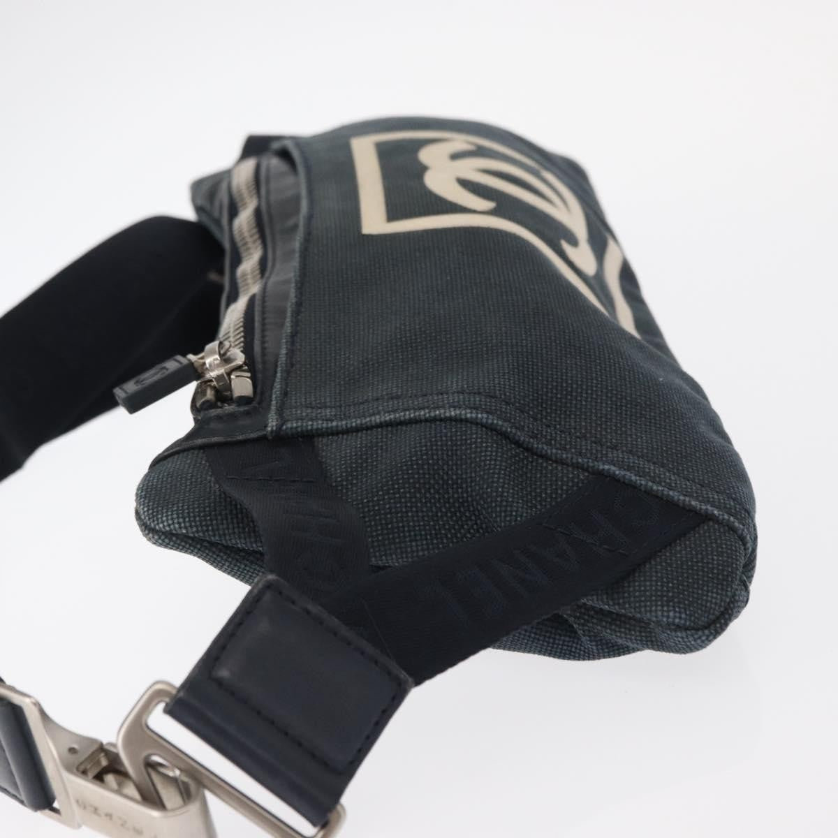 Chanel Sport Line Waist Bag Canvas, NAVY, CANVAS, Clutche & pouche