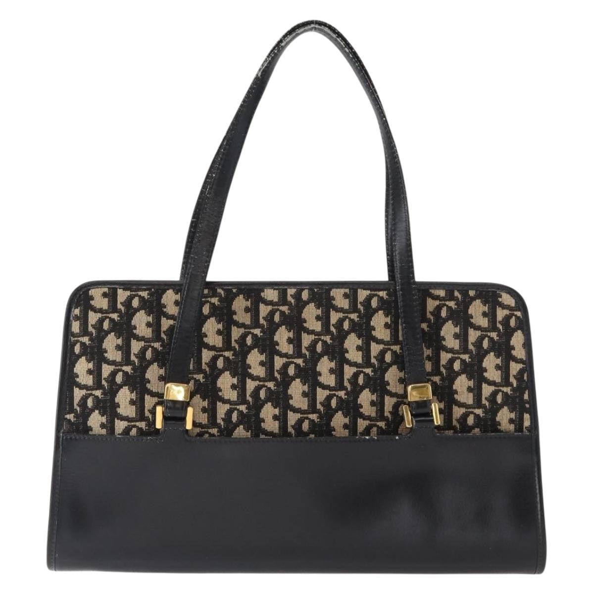 Christian Dior Trotter shoulder bag Canvas, BLACK, CANVAS, Shoulder bag