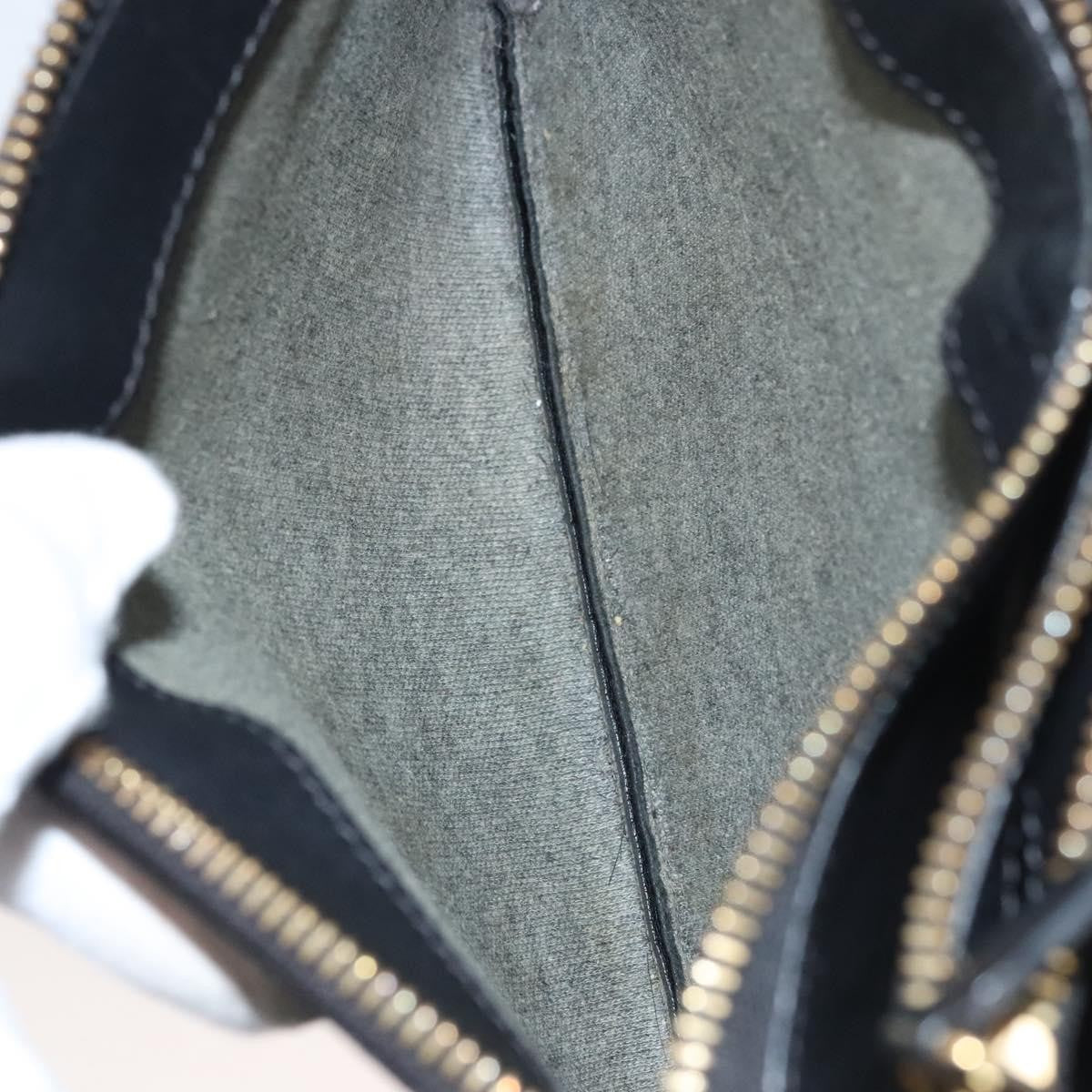 Celine Trio Crossbody Bag Leather, BLACK, LEATHER, Crossbody bag