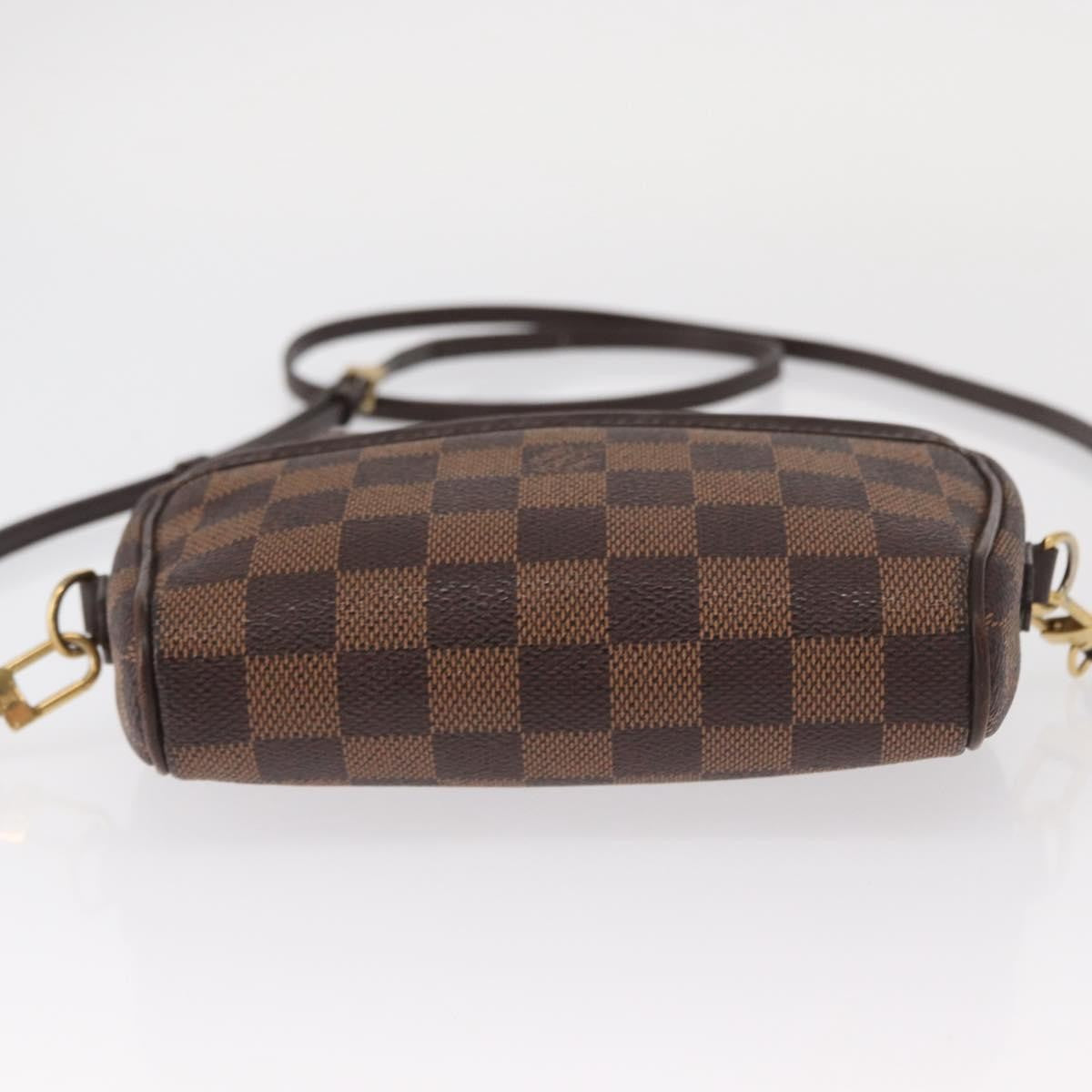 Louis Vuitton Ipanema Pochette Damier, BROWN, CANVAS, Clutche & pouche