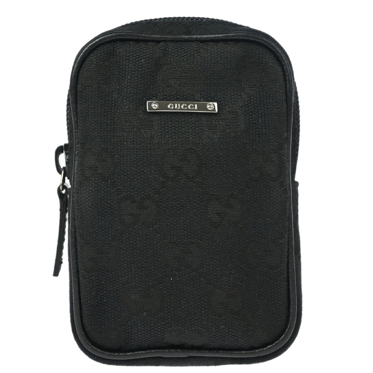 Gucci Cigarette Case GG Canvas, BLACK, CANVAS, Card Holders