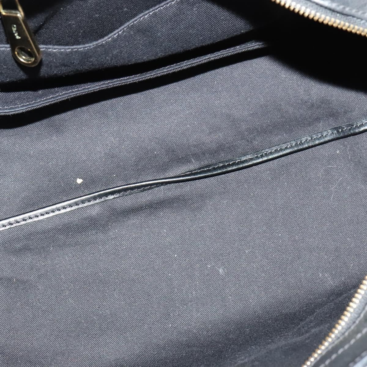 Chloe Alice Satchel Leather, BLACK, LEATHER, Handbag