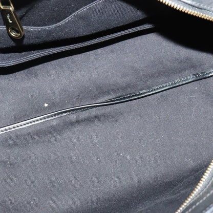 Chloe Alice Satchel Leather, BLACK, LEATHER, Handbag