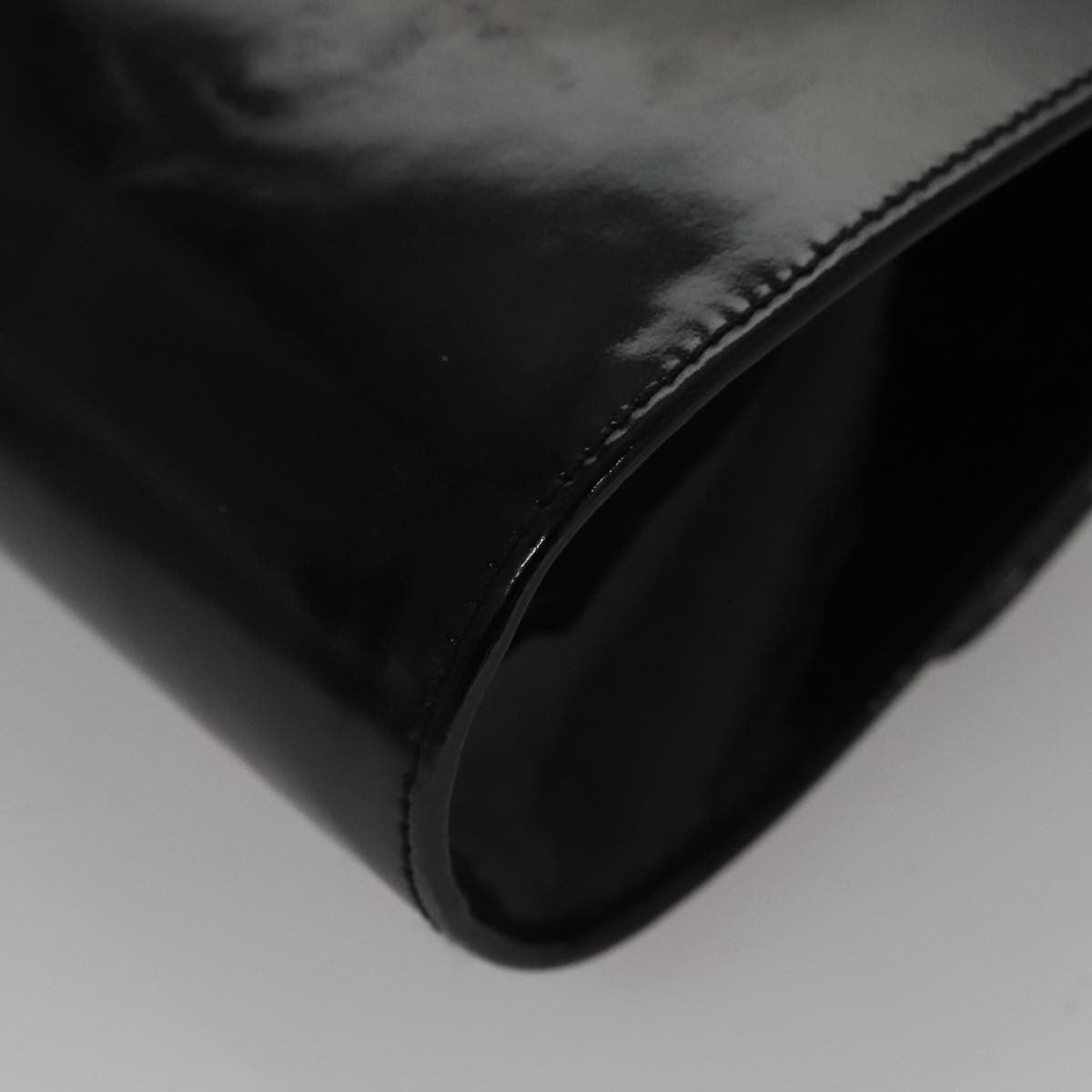 Salvatore Ferragamo Gancini Box Crossbody Bag Patent leather, BLACK, PATENT_LEATHER, Shoulder bag