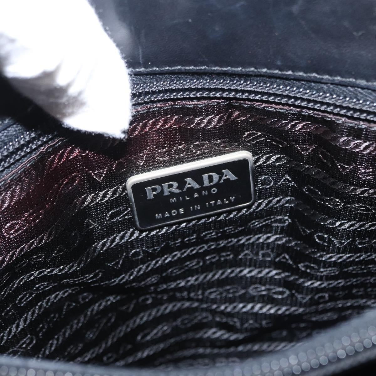Prada Vintage Tote Nylon, BLACK, NYLON, Tote bag