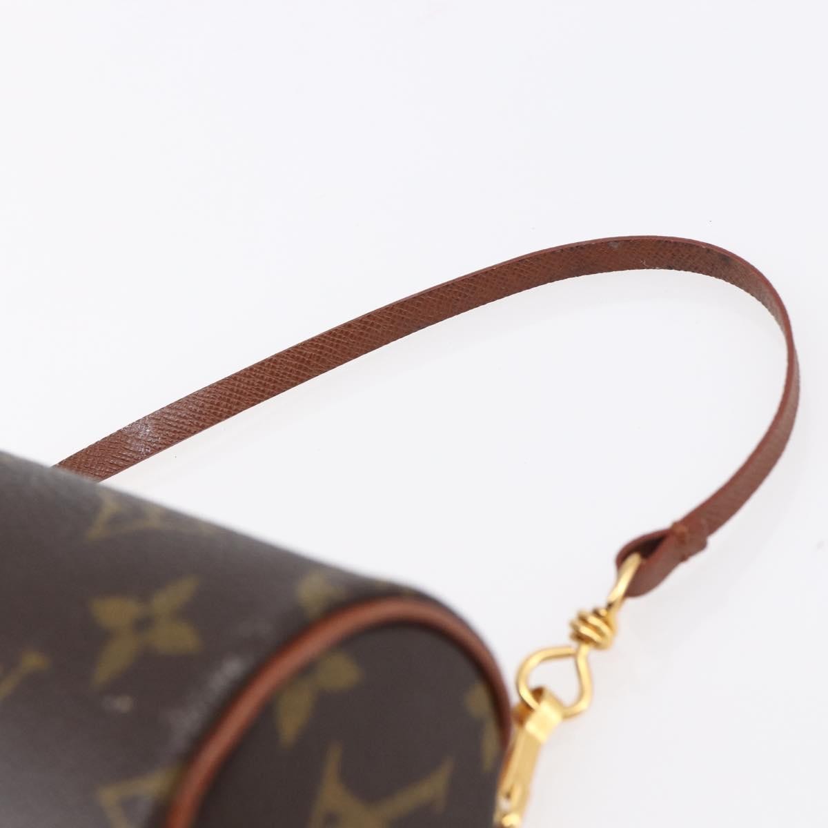Louis Vuitton Papillon Pochette Monogram Canvas, BROWN, CANVAS, Clutche & pouche