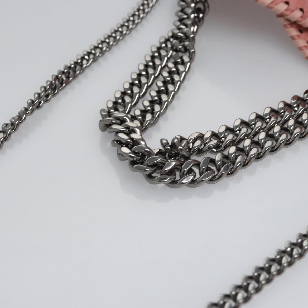 Stella McCartney Falabella Fold Over Crossbody Bag Shaggy Deer, PINK, POLYESTER, Crossbody bag