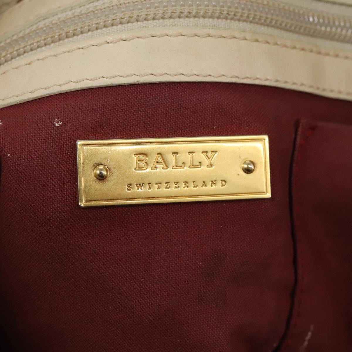 Bally Handbag Leather, BEIGE, LEATHER, Tote bag