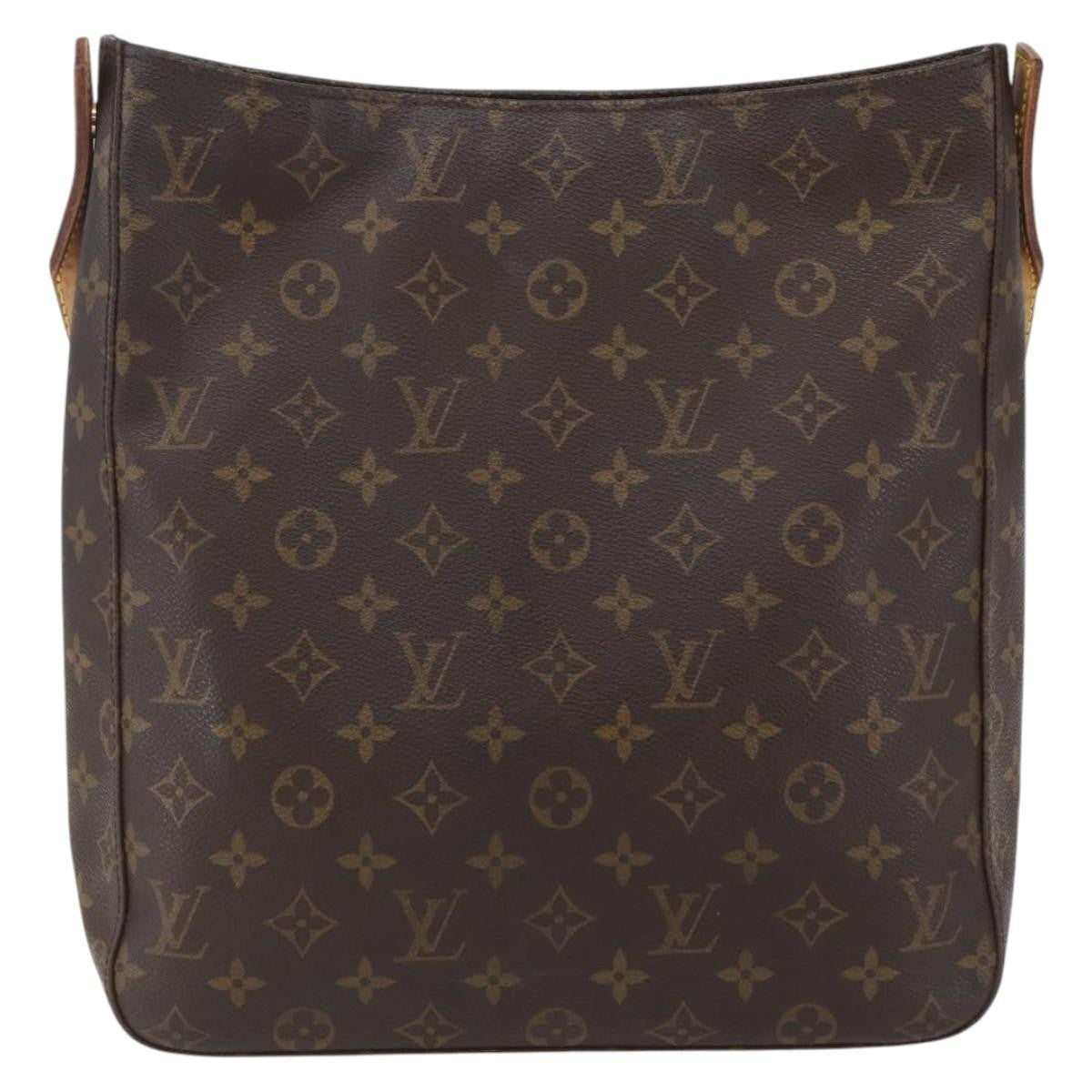 Louis Vuitton Looping Handbag Monogram Canvas, BROWN, CANVAS, Shoulder bag