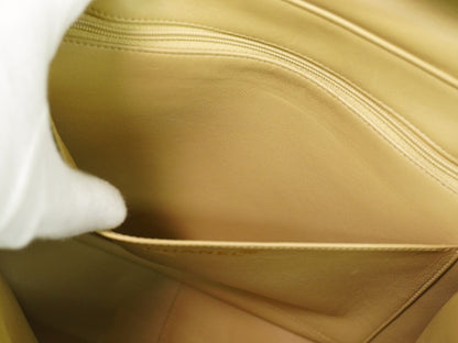 Chanel Vintage Tote Leather, BEIGE, LEATHER, Tote bag