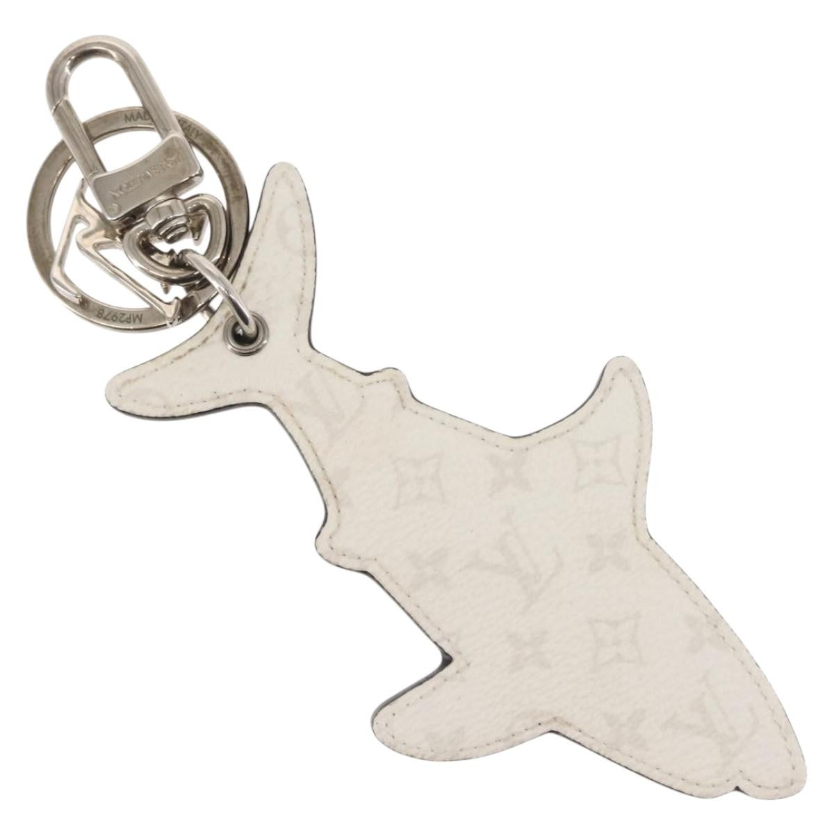 Louis Vuitton Animal Family Bag Charm and Key Holder Metal with Leather, BLUE, LEATHER, Charms and Keychains