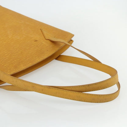 Louis Vuitton Saint Jacques Handbag Epi Leather, Yellow, Leather, Shoulder Bag