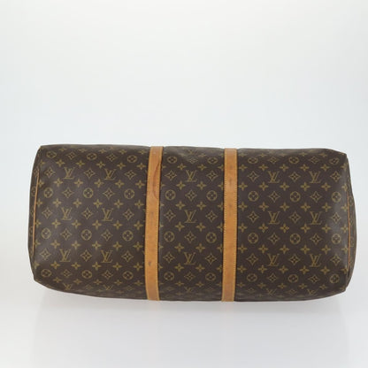 Louis Vuitton Keepall Bag Monogram Canvas, BROWN, CANVAS, Travel bag