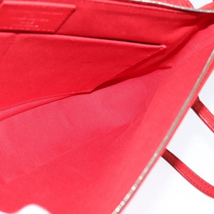 Louis Vuitton Essential Cuir Boheme Handbag Leather, Red, Leather, Shoulder Bag