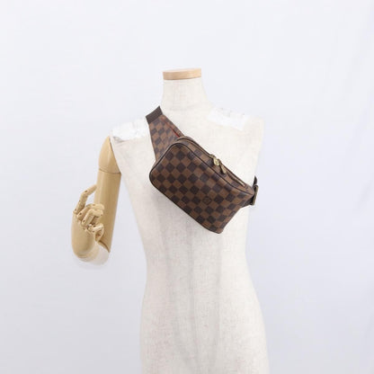 Louis Vuitton Geronimos Waist Bag Damier, Brown, Canvas, Clutch