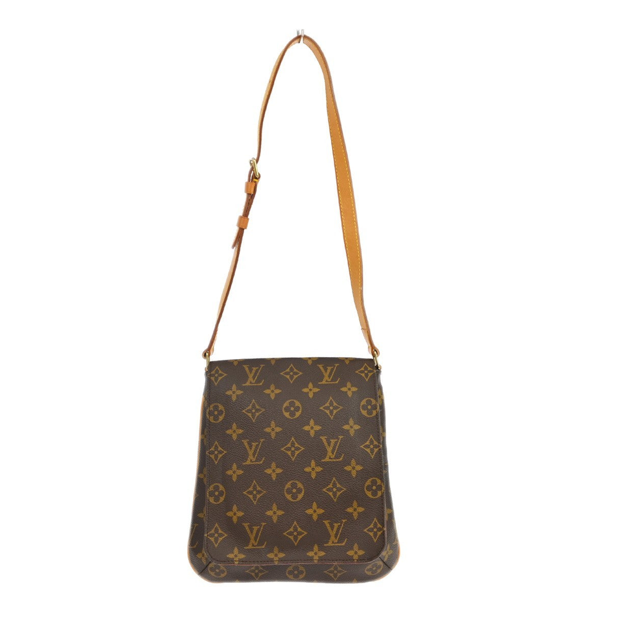 Louis Vuitton Musette Salsa Handbag Monogram Canvas, Brown, Canvas, Shoulder Bag