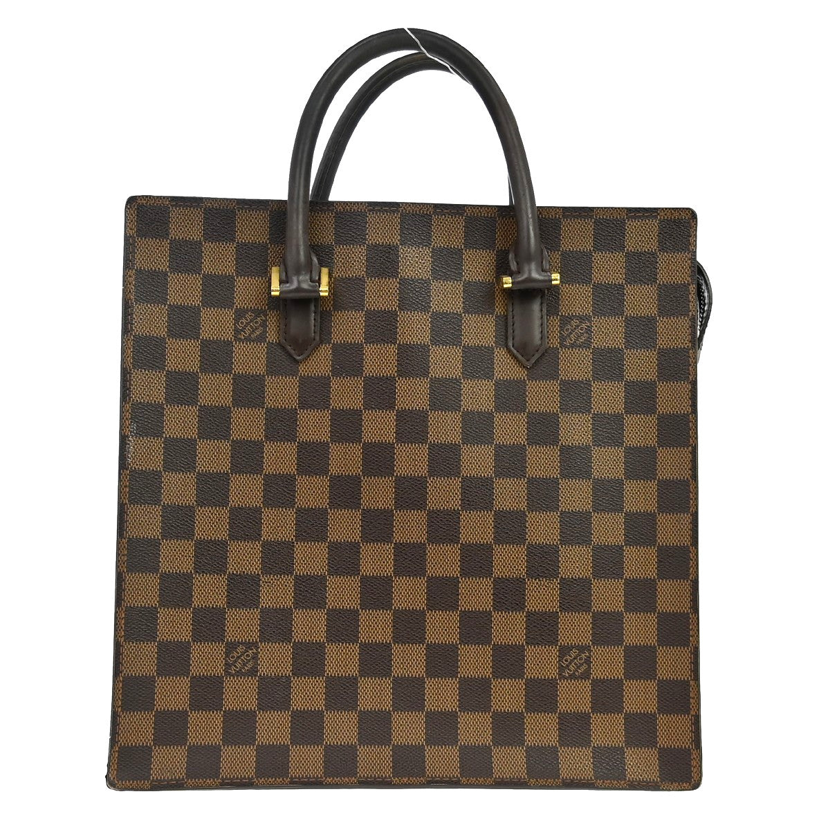 Louis Vuitton Venice Sac Plat Bag Damier, Brown, Canvas, Tote Bag