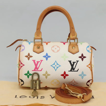 Louis Vuitton Speedy Mini HL Handbag Monogram Multicolor, MULTICOLOUR, CANVAS, Handbag
