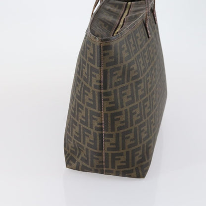 Fendi Roll Tote Zucca Canvas, BLACK, CANVAS, Tote bag