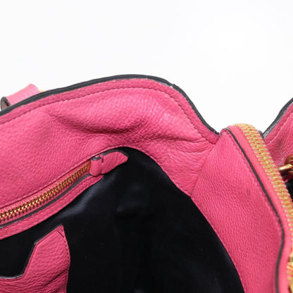 Miu Miu Phenix Convertible Tote Leather, PINK, LEATHER, Tote bag