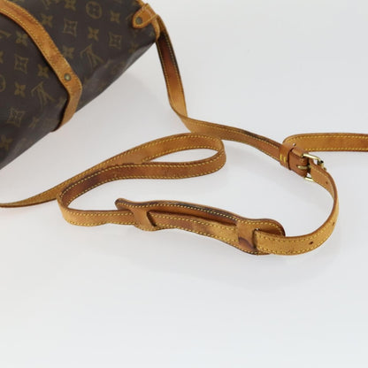 Louis Vuitton Saumur Handbag Monogram Canvas, BROWN, CANVAS, Handbag
