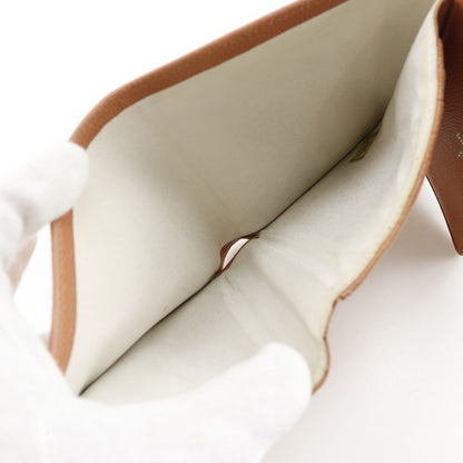 Chanel CC Trifold Flap Wallet Leather, PINK, LEATHER, Wallets