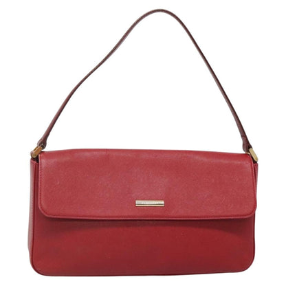 Burberry Vintage Handbag Leather, RED, LEATHER, Handbag