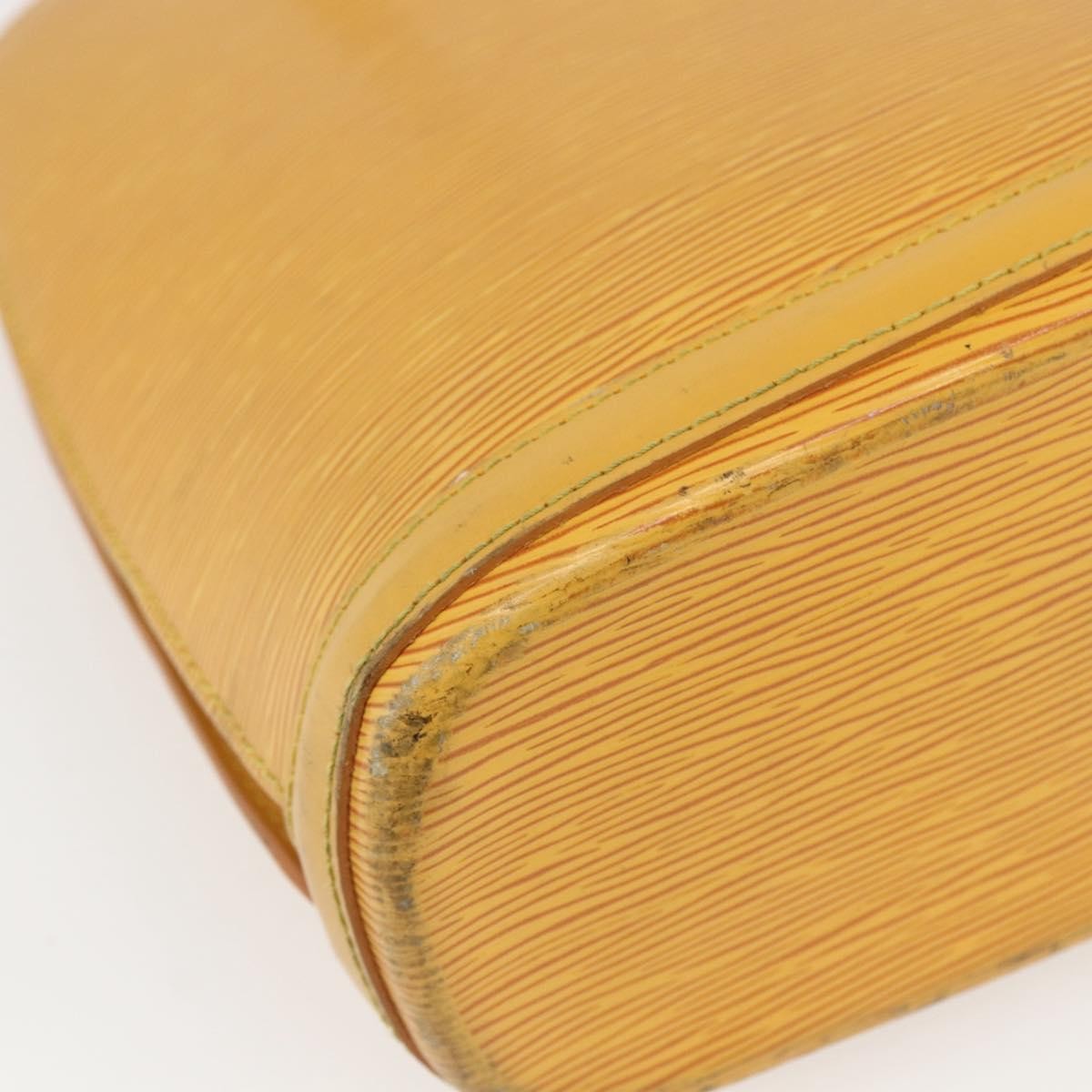 Louis Vuitton Lussac Handbag Epi Leather, YELLOW, LEATHER, Shoulder bag