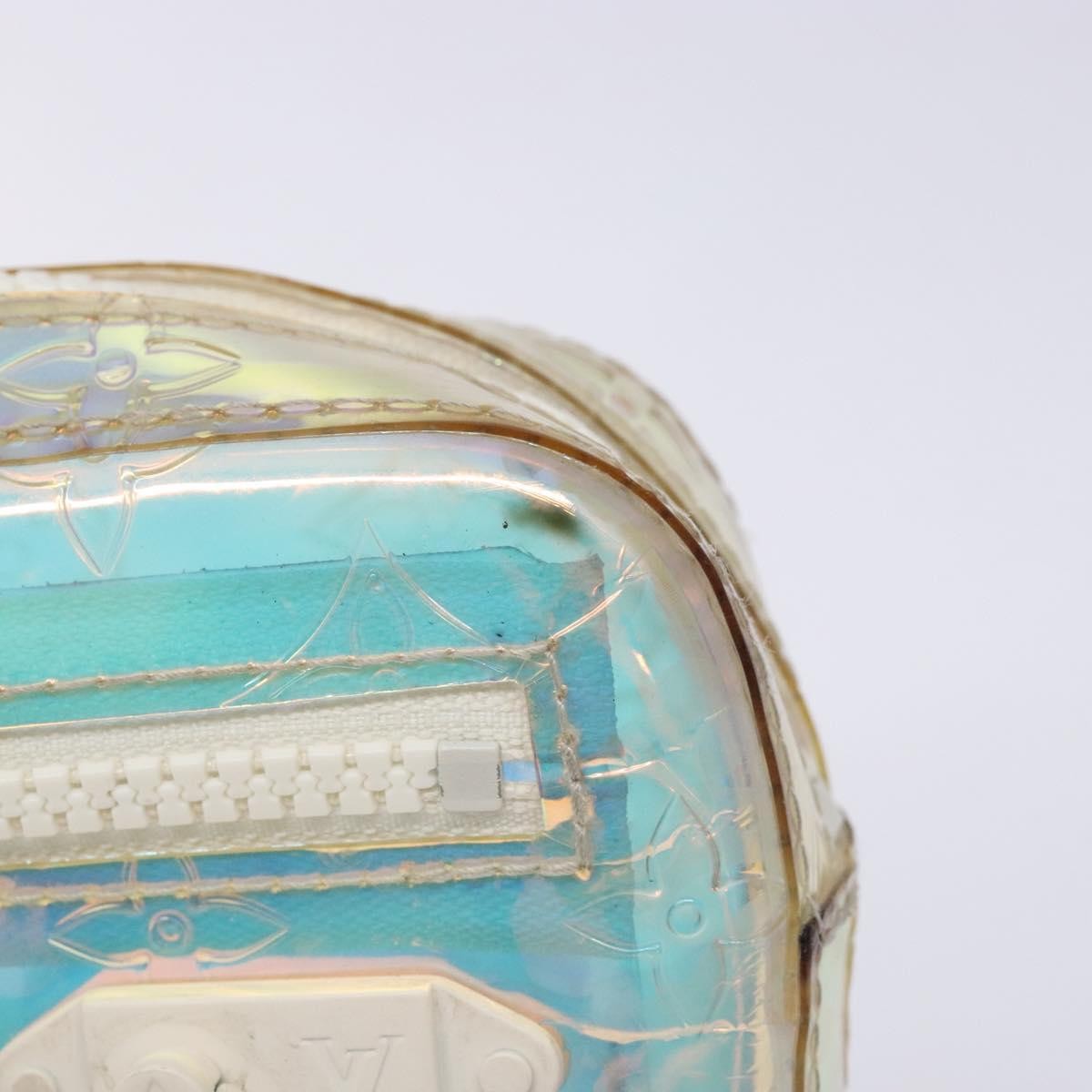 Louis Vuitton Pochette Volga Limited Edition Monogram Prism PVC, SILVER, PVC, Clutche & pouche