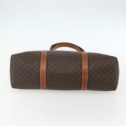 Celine Vintage Macadam Tote bag Canvas and Leather, BROWN, CANVAS, Tote bag