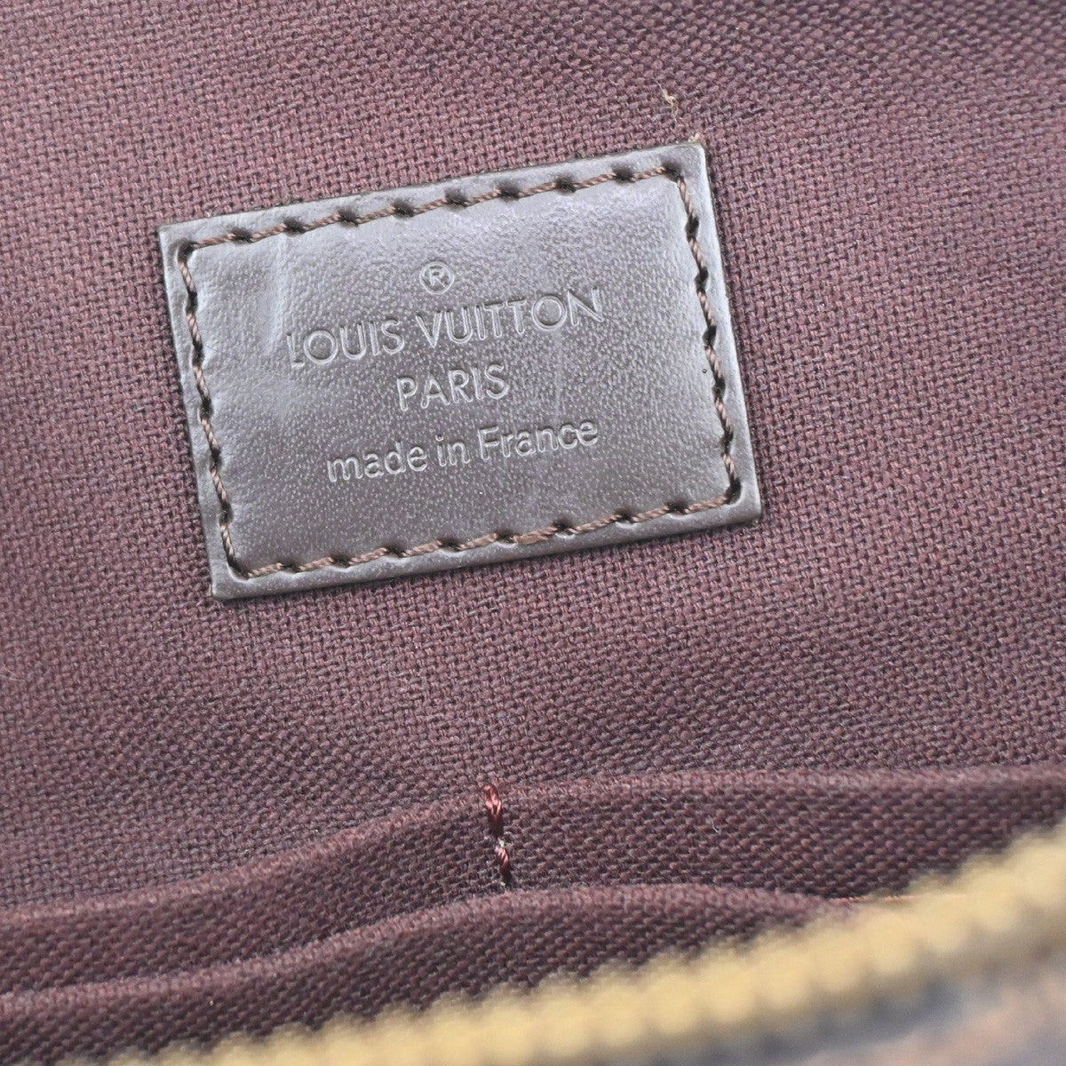 Louis Vuitton Iena Tote Damier, BROWN, CANVAS, Tote bag