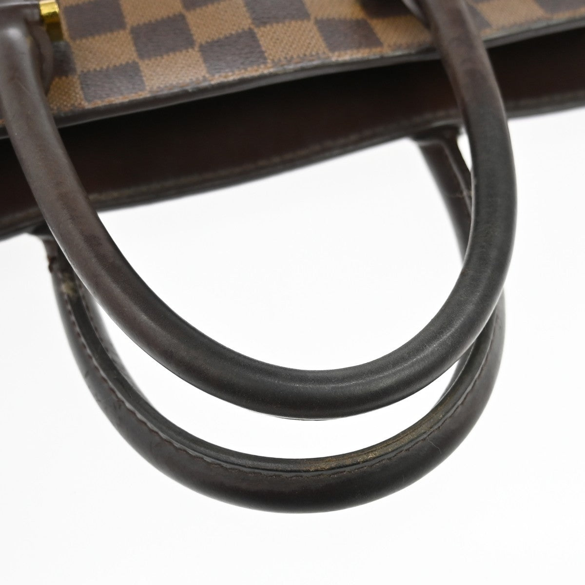Louis Vuitton Venice Sac Plat Bag Damier, Brown, Canvas, Tote Bag