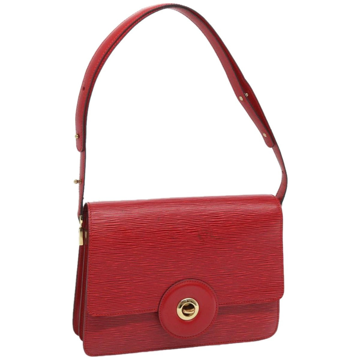 Louis Vuitton Friedland Shoulder Bag Epi Leather, RED, LEATHER, Shoulder bag