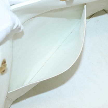 Chanel Vintage Grand Shopping Tote Quilted Caviar, WHITE, LEATHER, Tote bag