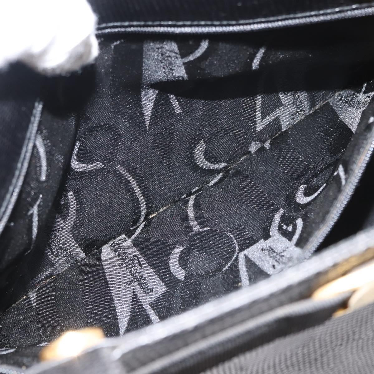 Salvatore Ferragamo Vala tote Leather, BLACK, LEATHER, Tote bag