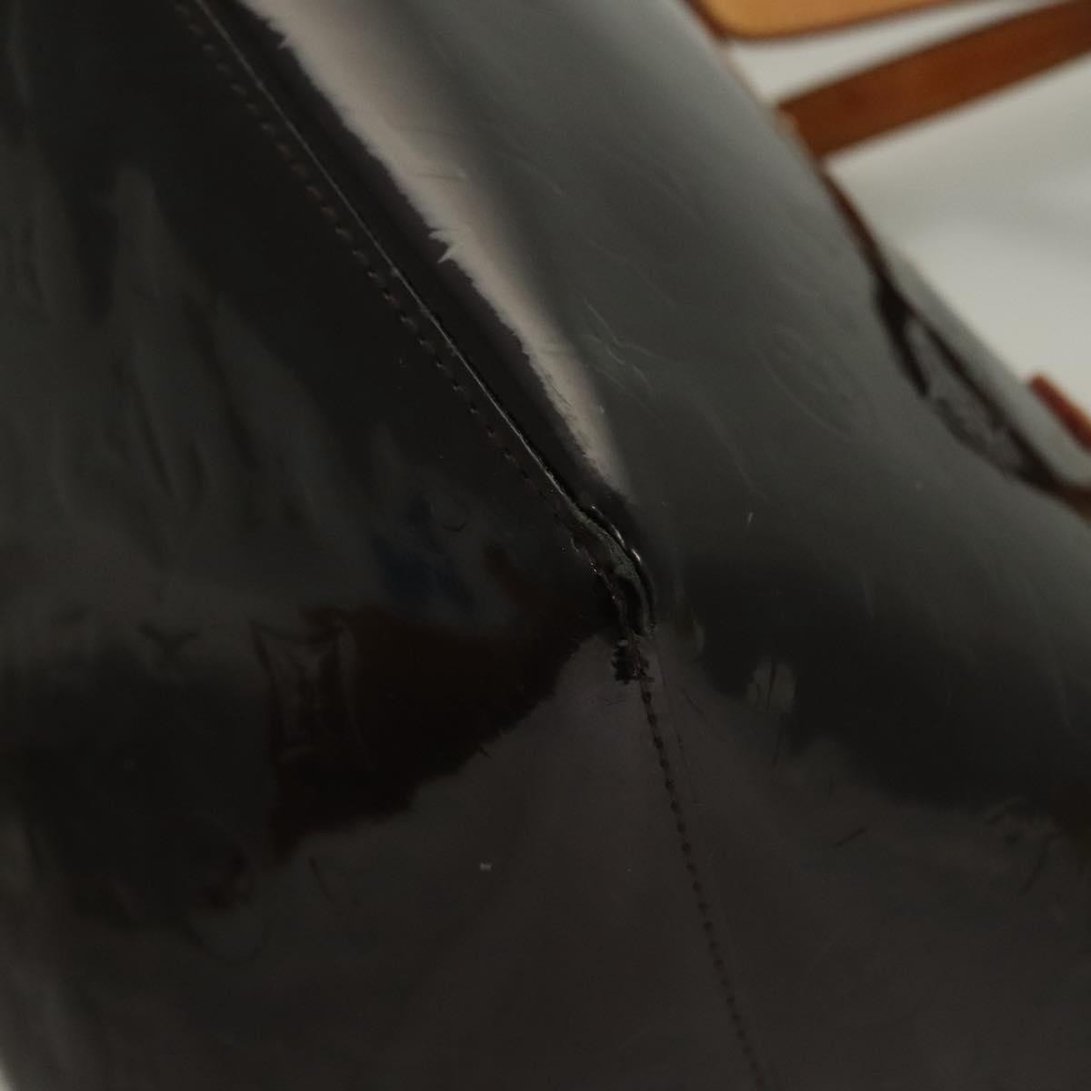 Louis Vuitton Bellevue Handbag Monogram Vernis, PURPLE, PATENT_LEATHER, Handbag