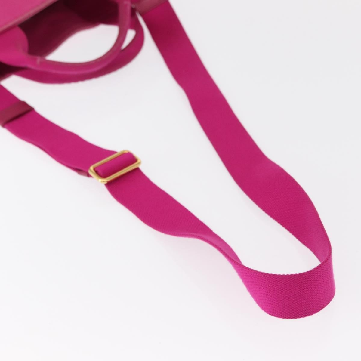 Prada Canapa Open Tote Canvas, PINK, CANVAS, Shoulder bag