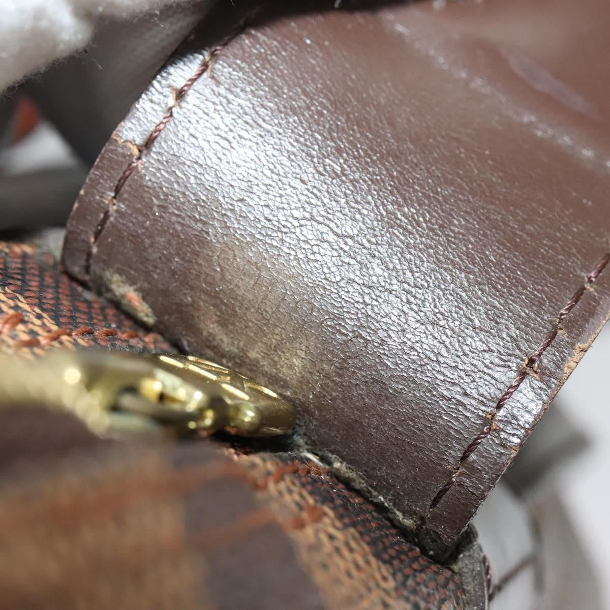 Louis Vuitton Naviglio Handbag Damier, BROWN, CANVAS, Shoulder bag