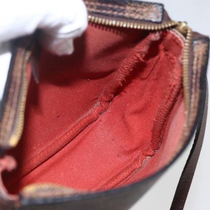 Louis Vuitton Trousse Make Up Bag Damier Canvas, BROWN, CANVAS, Clutche & pouche