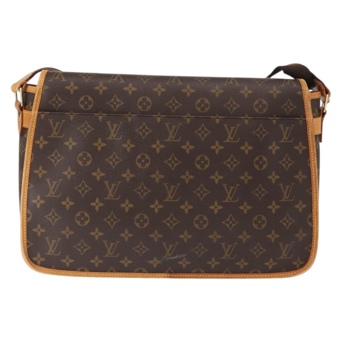 Louis Vuitton Sac Gibeciere Messenger Bag Monogram Canvas, BROWN, CANVAS, Shoulder bag