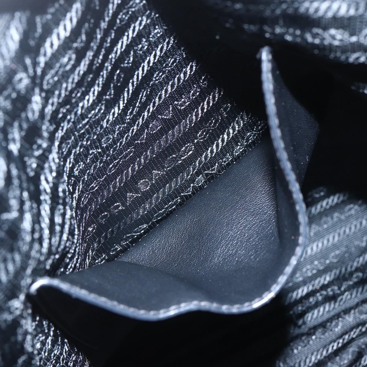 Prada Vintage Handbag Leather, BLACK, LEATHER, Handbag