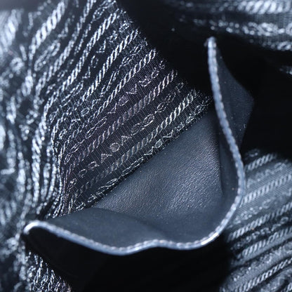 Prada Vintage Handbag Leather, BLACK, LEATHER, Handbag