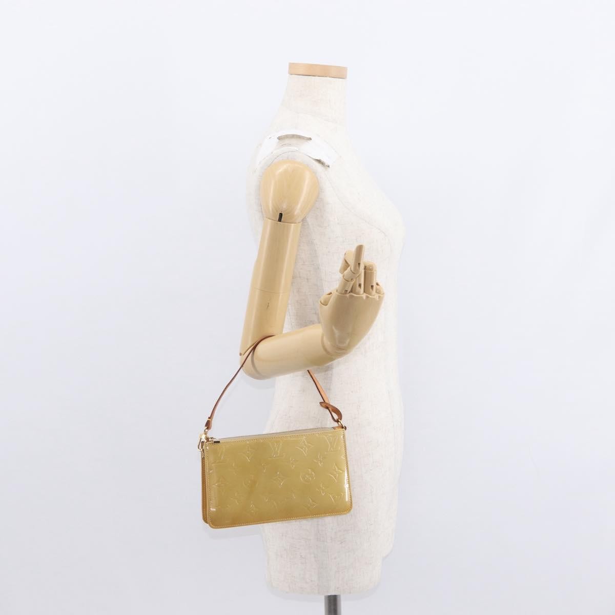 Louis Vuitton Lexington Pochette Monogram Vernis, BEIGE, PATENT_LEATHER, Clutche & pouche